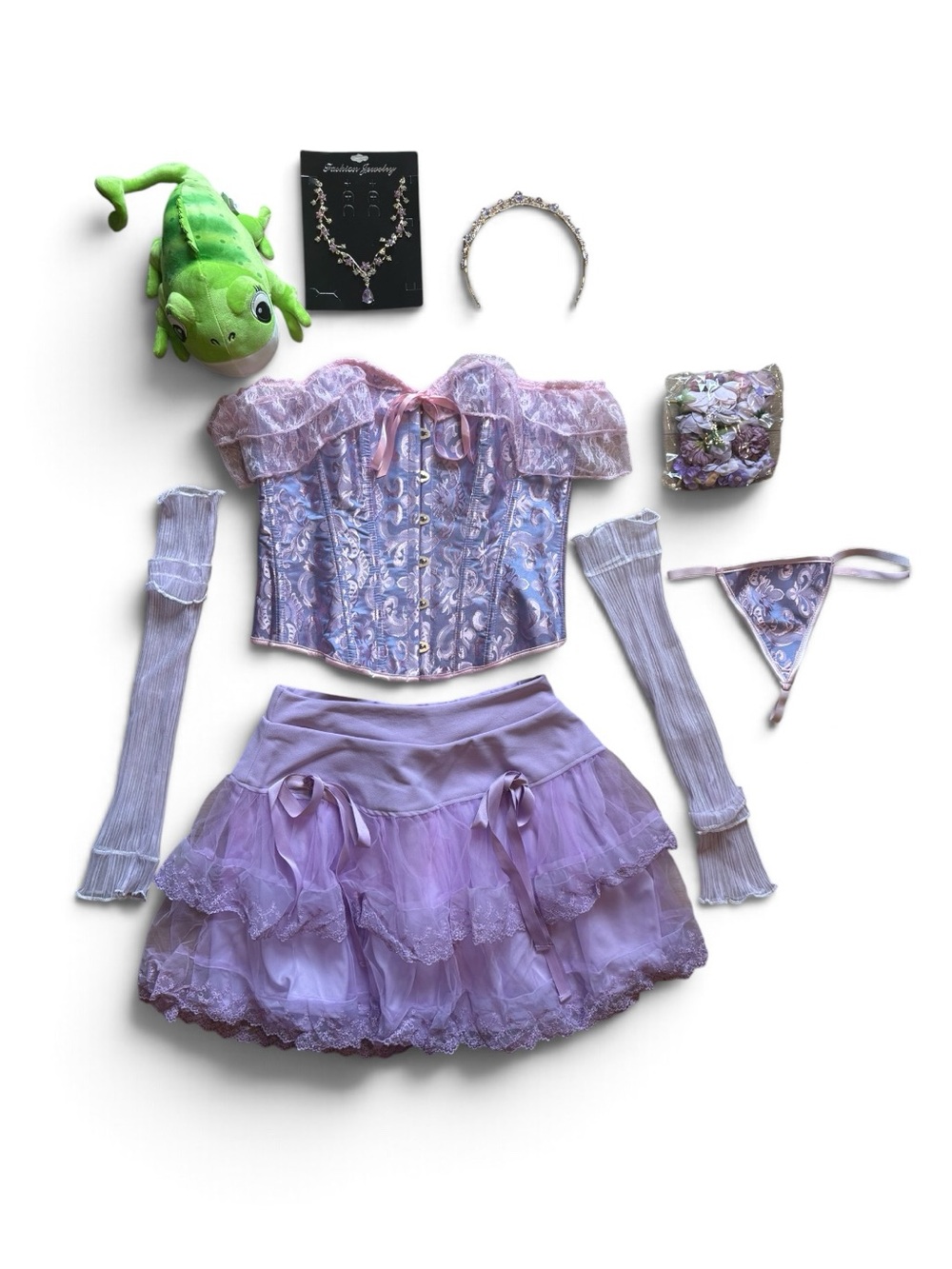 Rapunzel Costume Set – Size Medium 💜